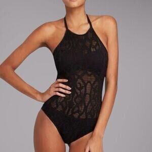 La Blanca “Bare Occasion” one piece swimsuit Black 12